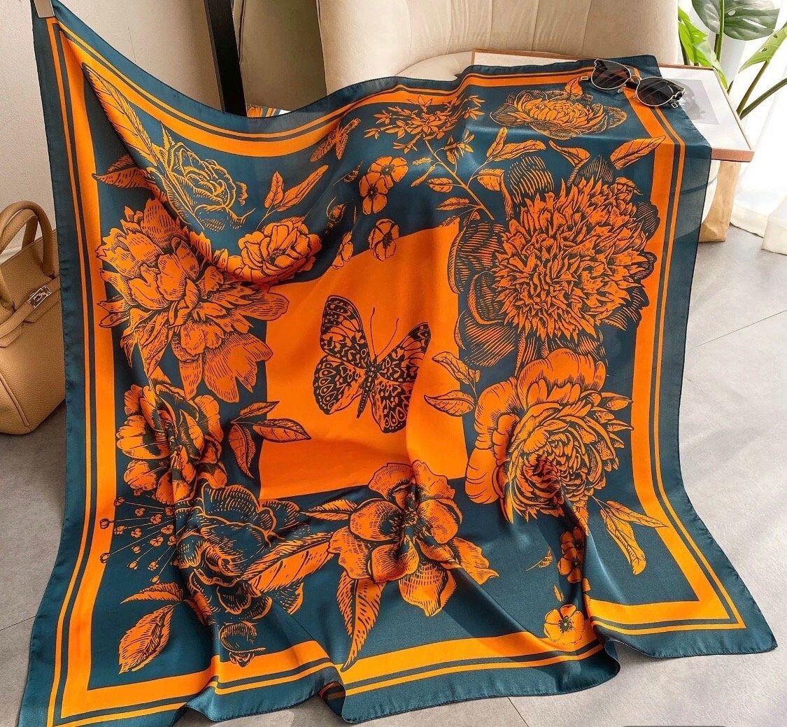 43&quot; x 43&quot;Large Square Luxurious Scarf