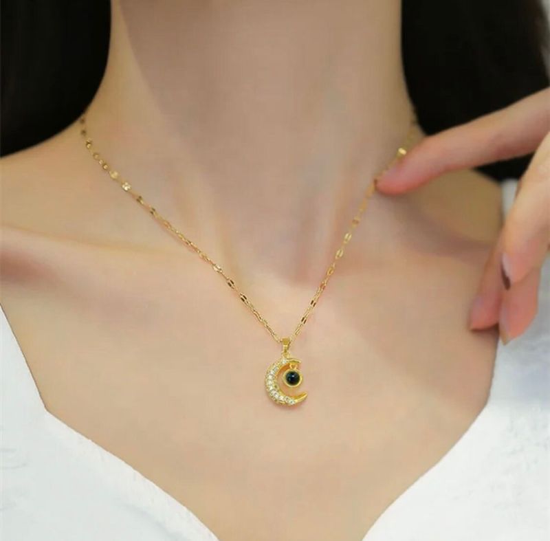 Crystal Moon Necklace
