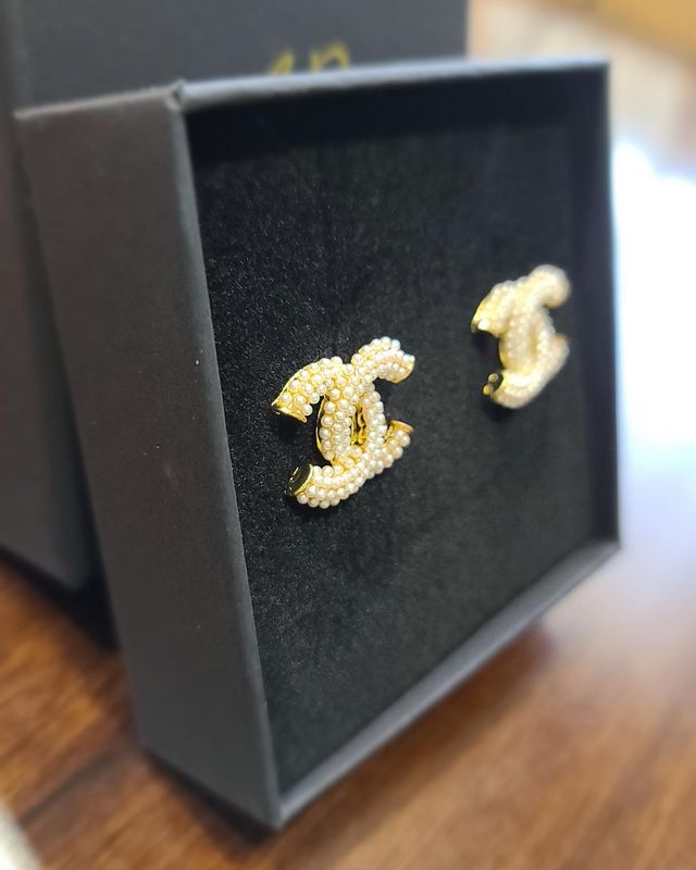 CC Gold Tone Inspired Earrings
