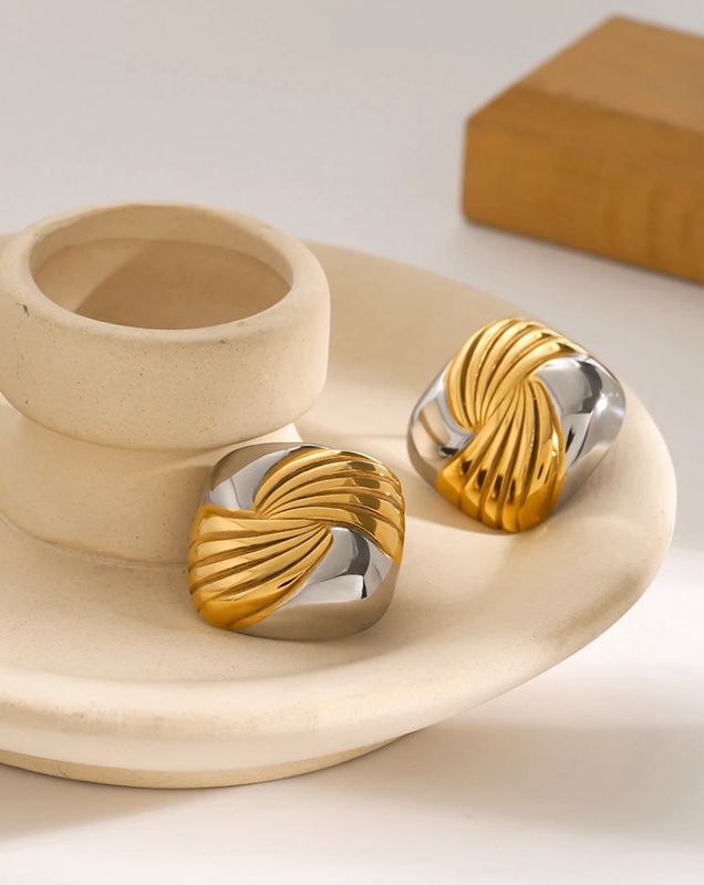 Waterproof Dual Color Earrings
