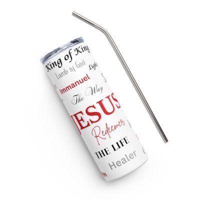 Jesus Names Tumbler