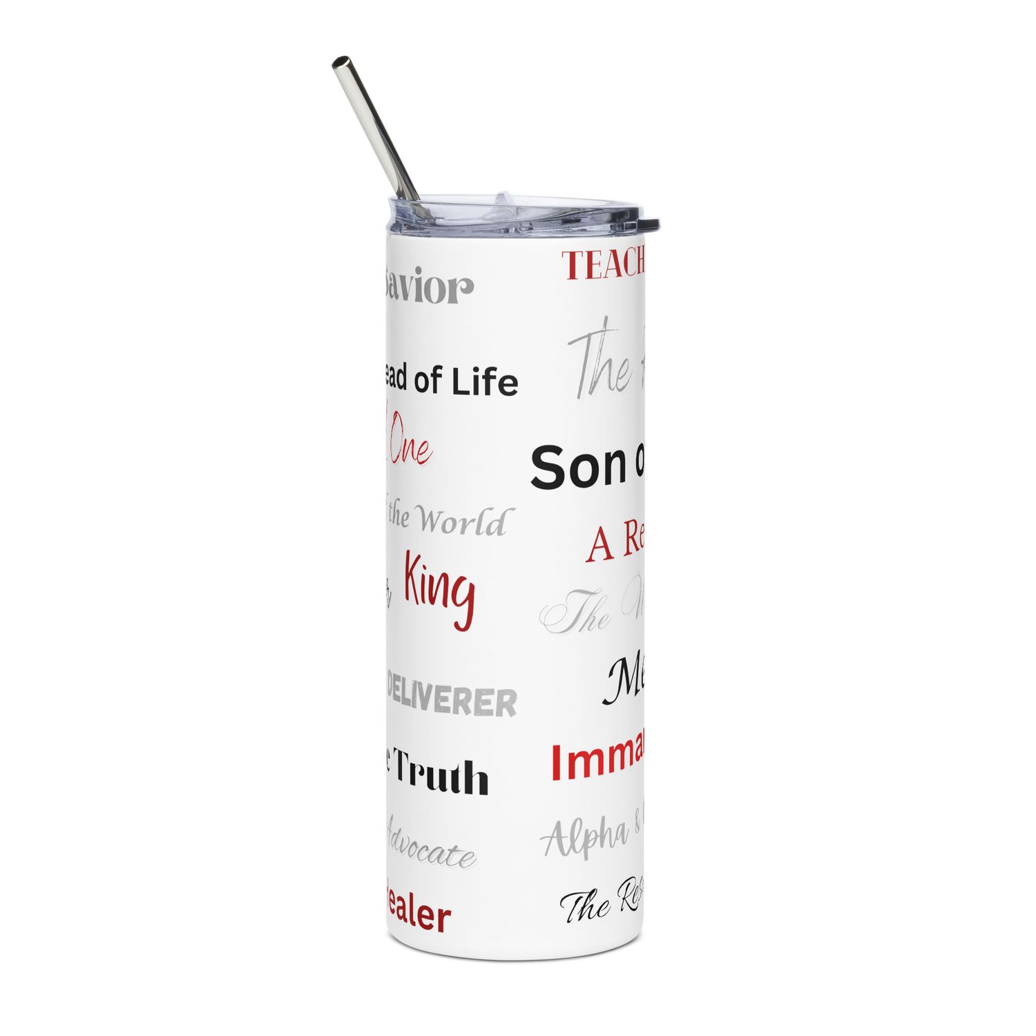 The Cross of Christ Tumbler Red