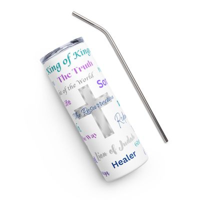 The Cross of Christ Tumbler Purple