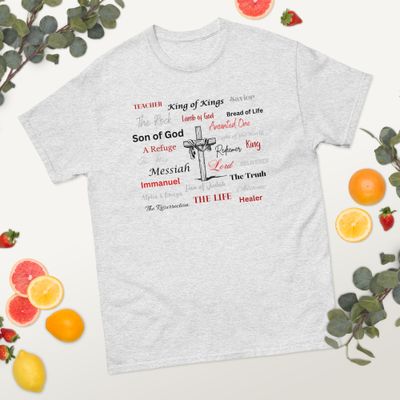 Jesus Names w/Cross RBG T-Shirt