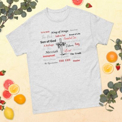 Jesus Names w/Cross RBG T-Shirt