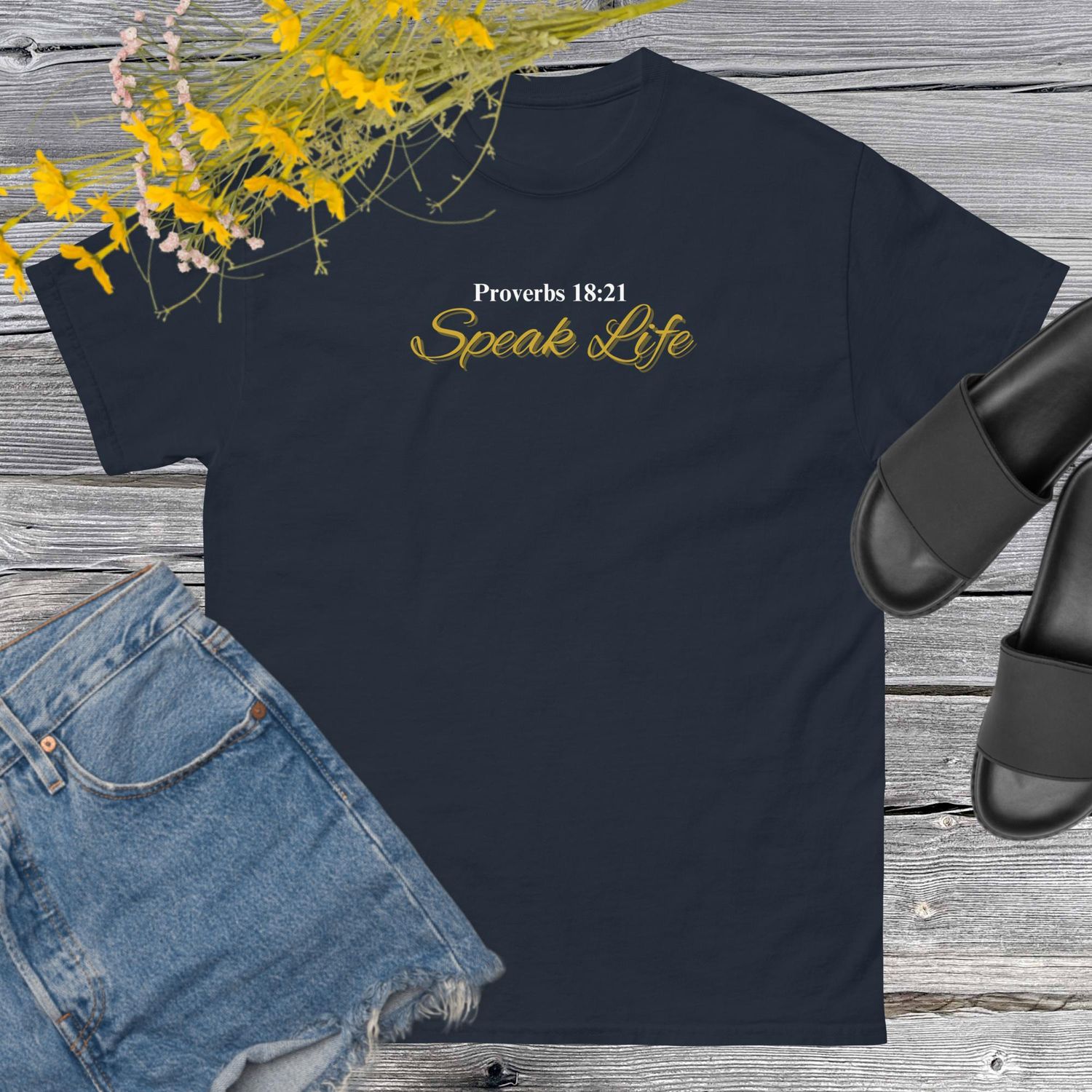 Speak Life T-Shirt - Proverbs 18:21