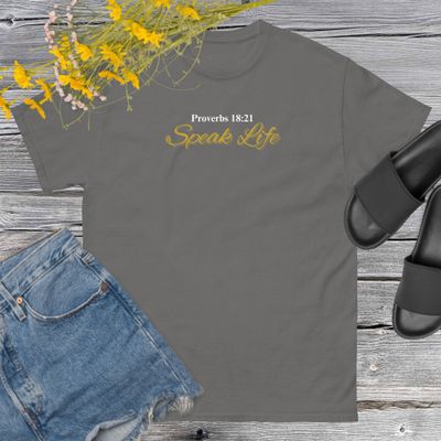 Speak Life T-Shirt - Proverbs 18:21