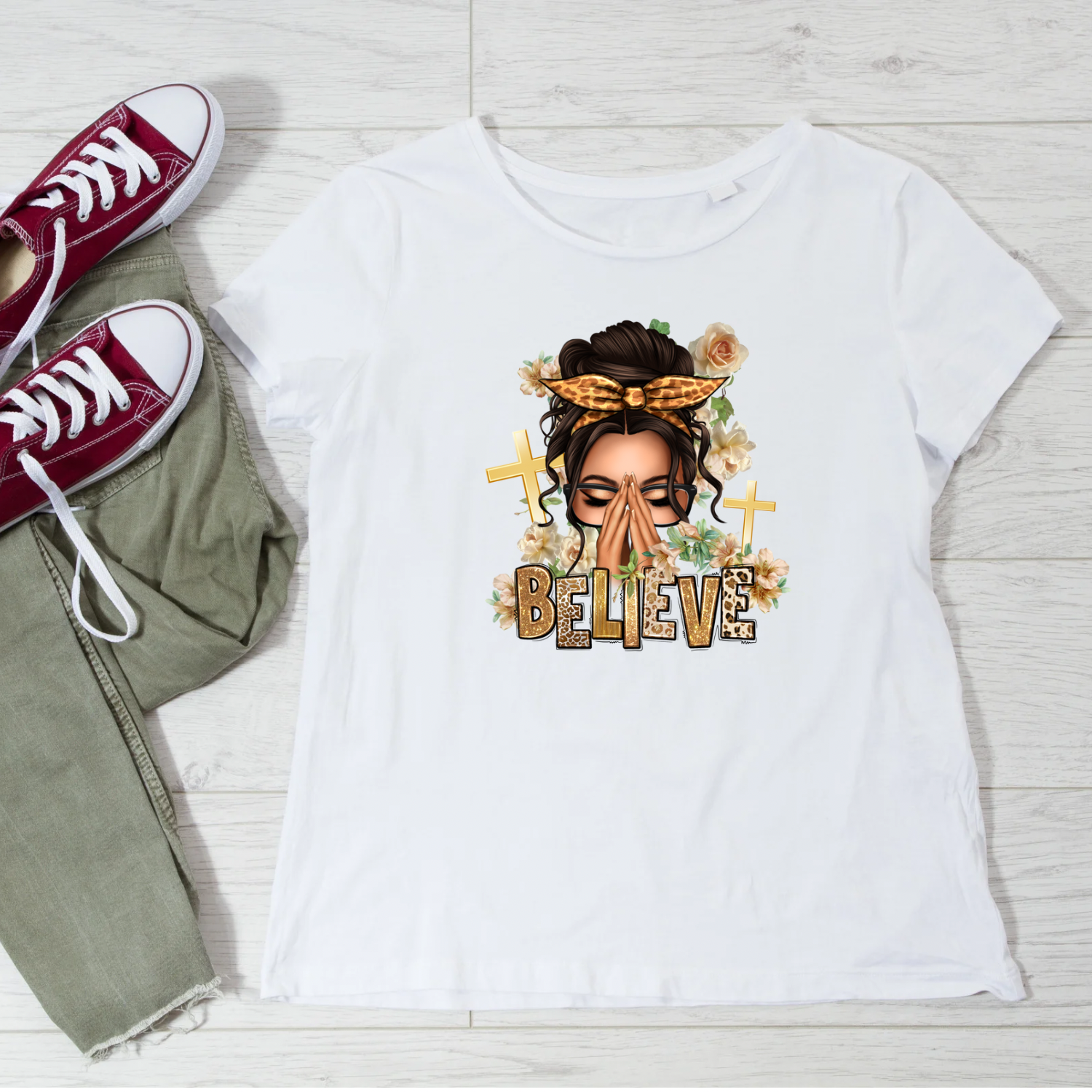 Believe Christian T-Shirt For Women 2