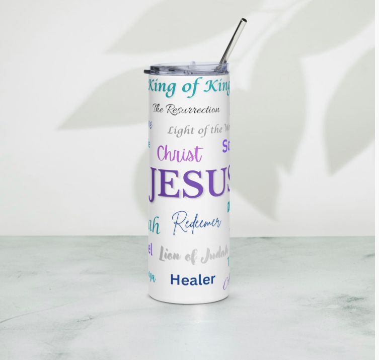 Jesus Names Tumbler
