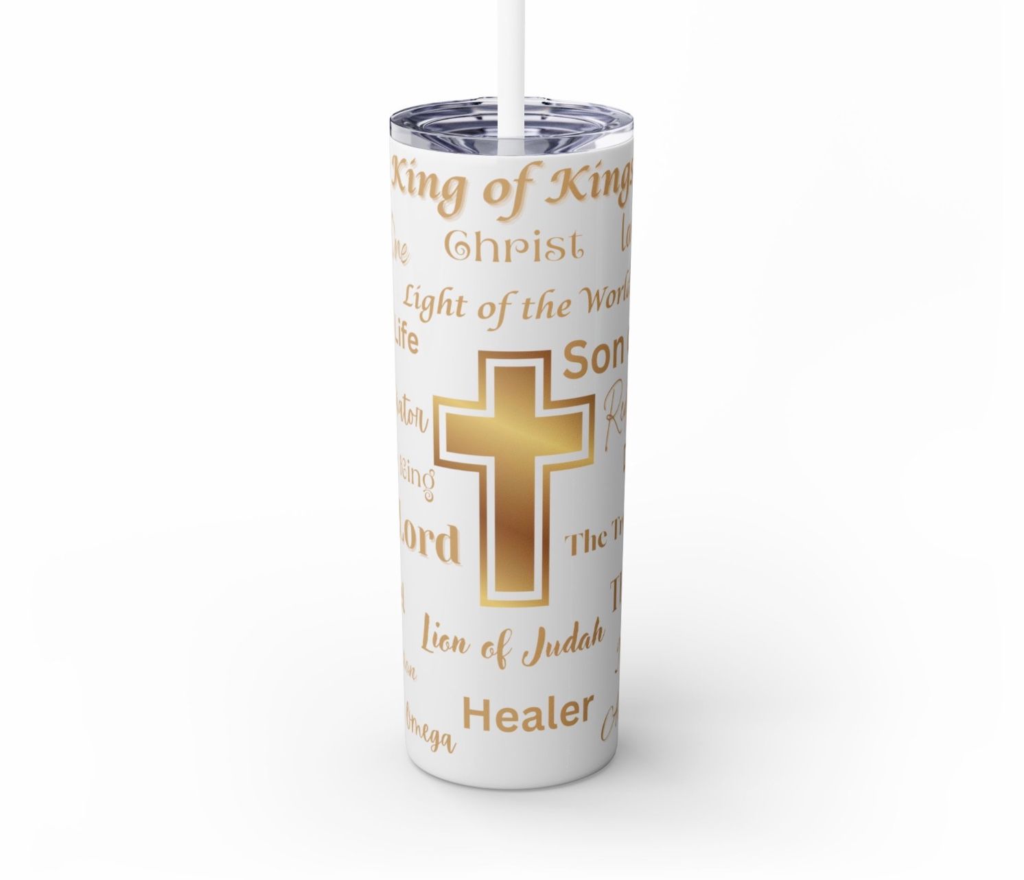 The Cross of Christ Gold Tumbler