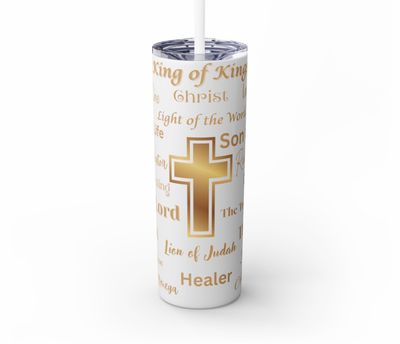 The Cross of Christ Gold Tumbler