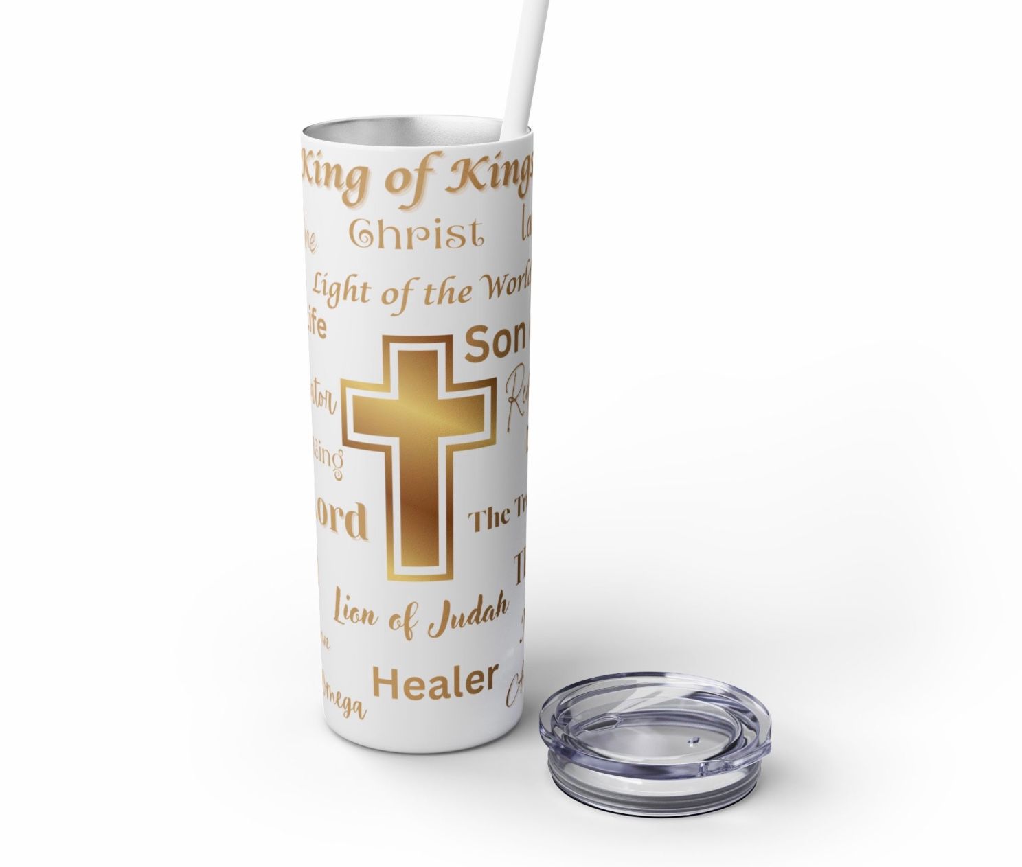The Cross of Christ Gold Tumbler