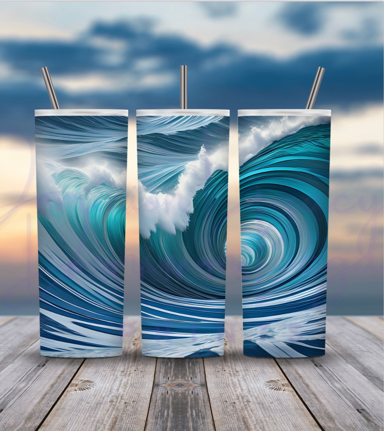 Ocean Wave Majestic Tumbler