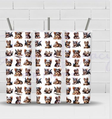 Yorkie Lover Joy Tumbler