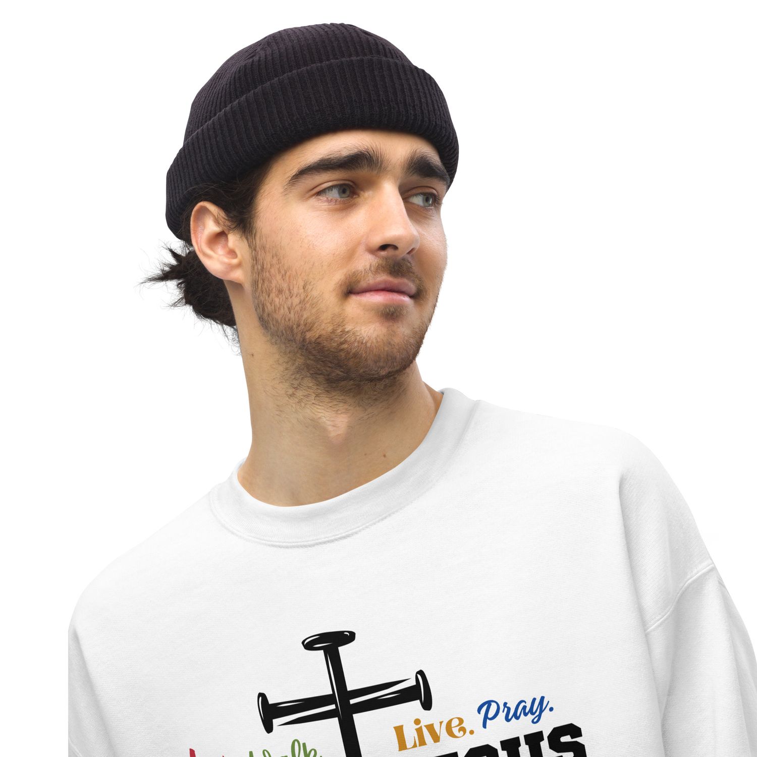 Love, Walk, Live, Pray Like Jesus Unisex Sweatshirt