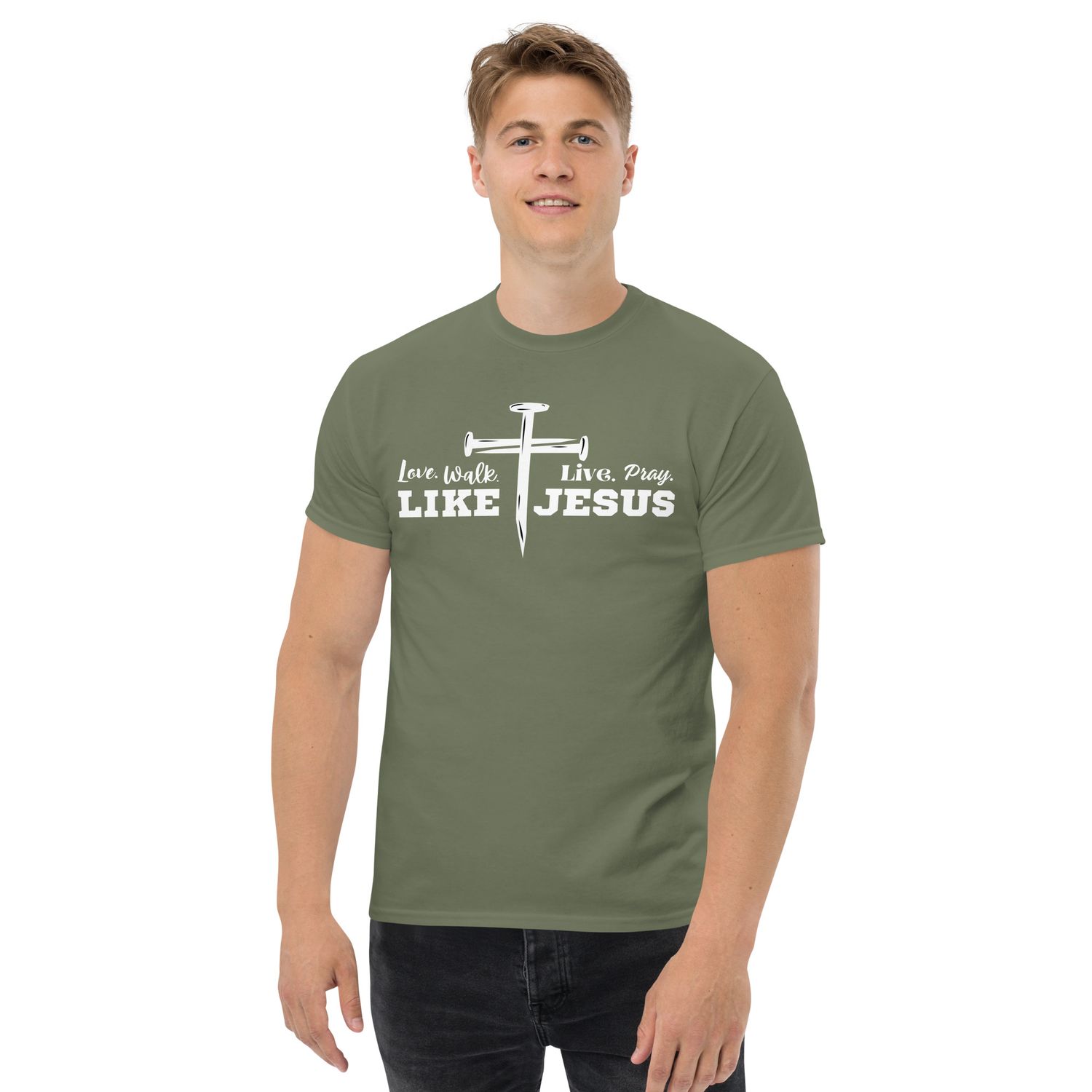 Love, Walk, Live, Pray Like Jesus&quot; T-shirt