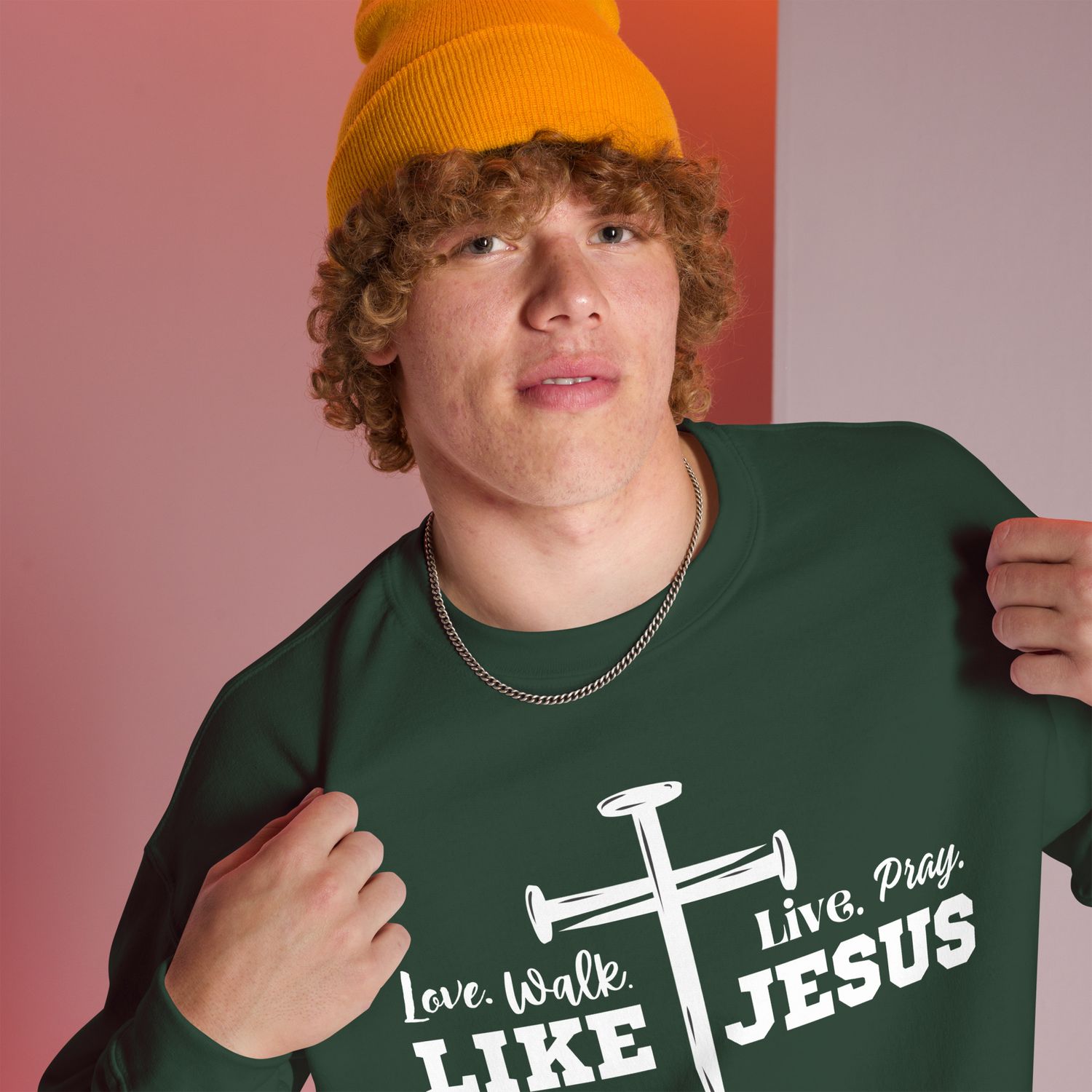 Love, Walk, Live, Pray Like Jesus Unisex Sweatshirt