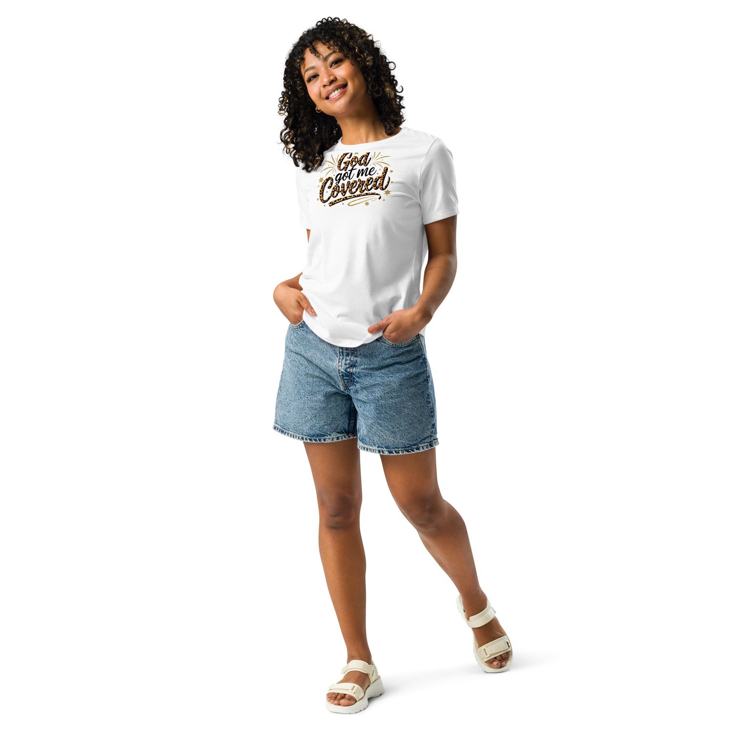 God Got Me Covered Women&#39;s Relaxed T-Shirt