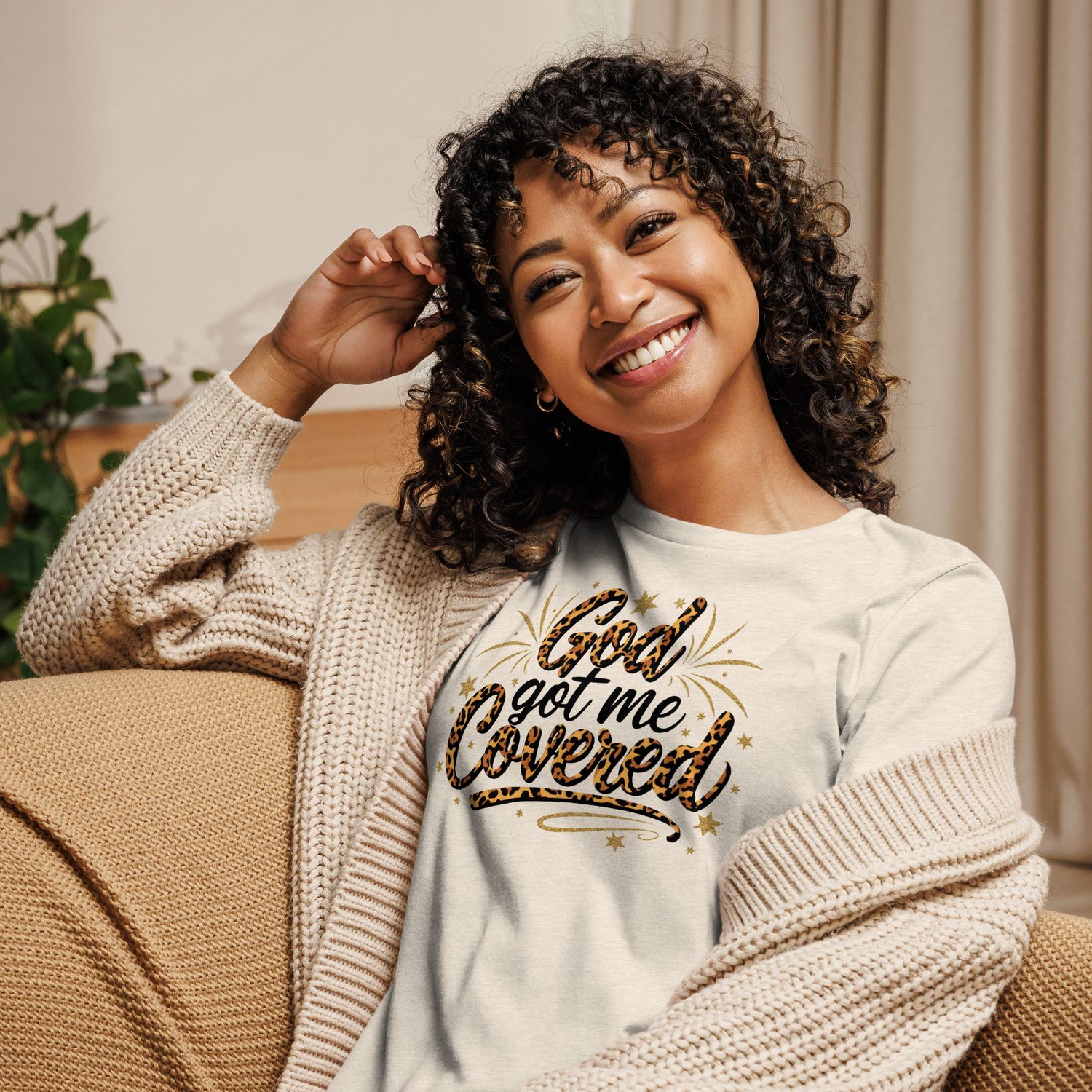 God Got Me Covered Women&#39;s Relaxed T-Shirt