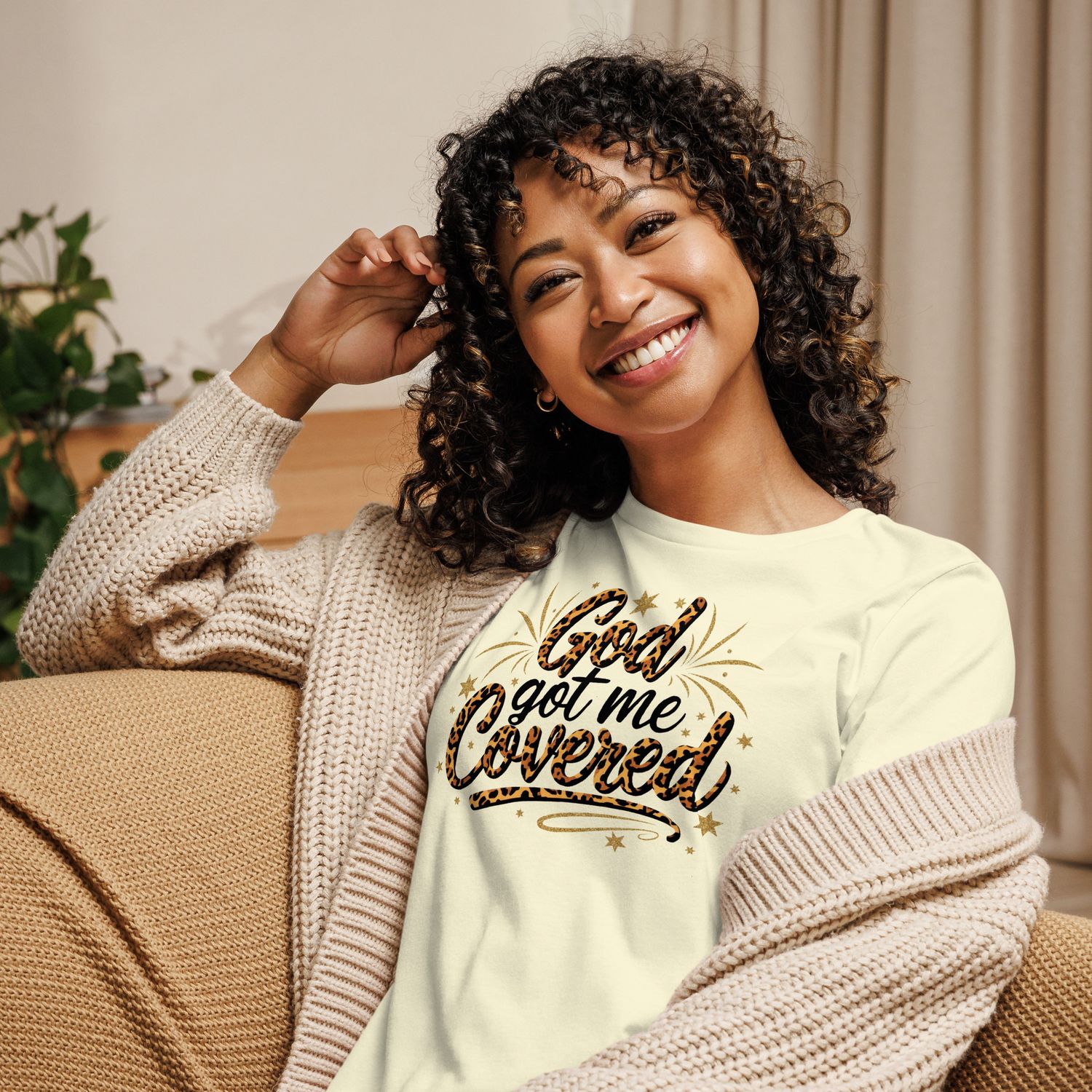 God Got Me Covered Women&#39;s Relaxed T-Shirt