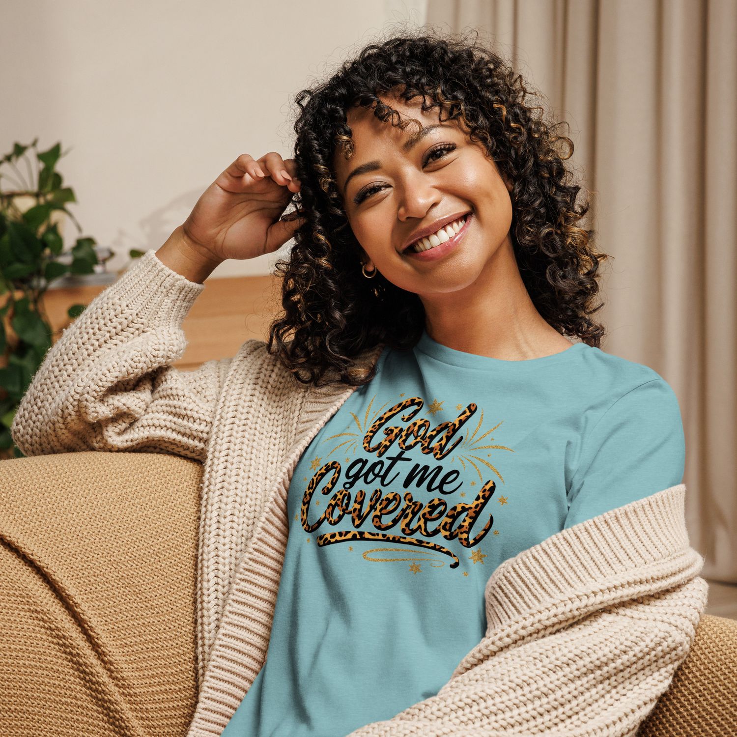 God Got Me Covered Women&#39;s Relaxed T-Shirt