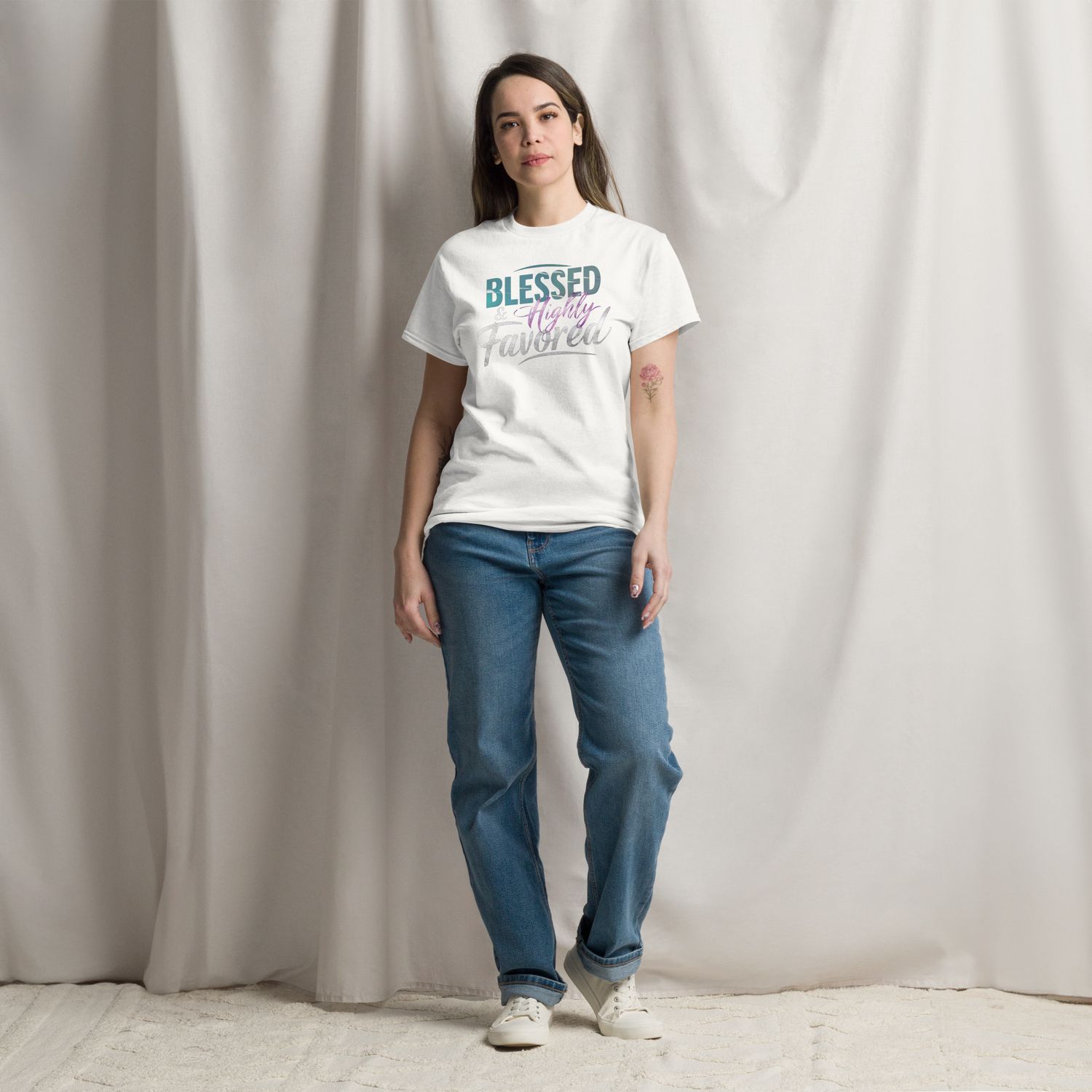 Blessed &amp; Highly Favored T-Shirt 