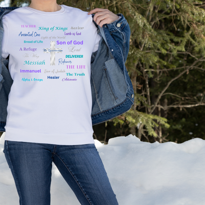 Jesus Names w/Silver Cross T-shirt