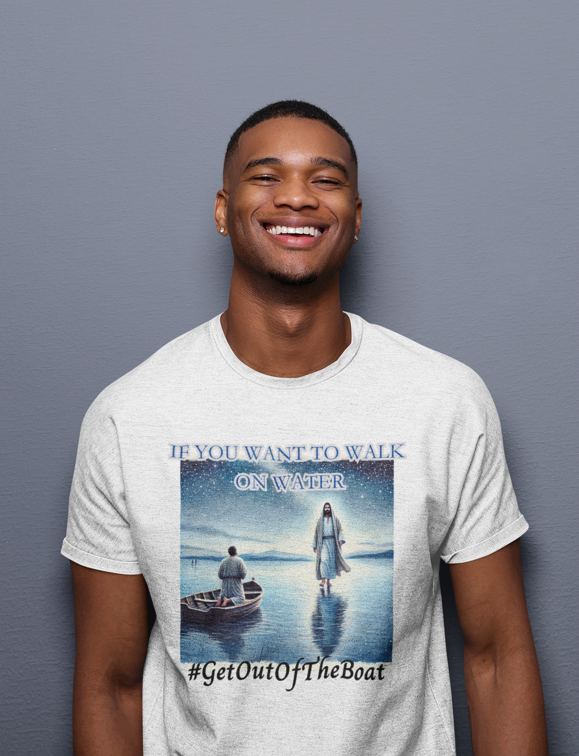 Walk on Water Faith T-Shirt – Step Out in Bold Faith with Jesus