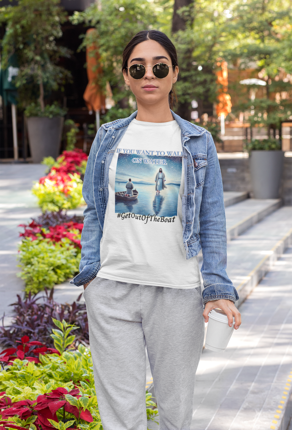 Walk on Water Faith T-Shirt – Step Out in Bold Faith with Jesus