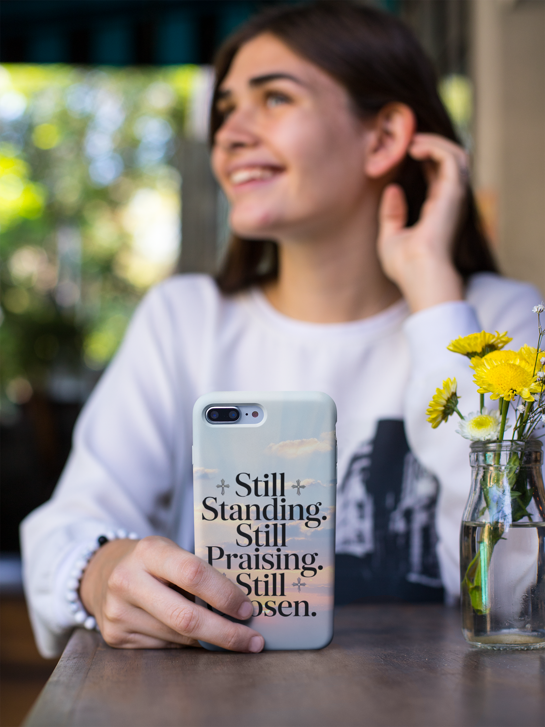 Still Standing, Still Praising, Still Chosen Phone Case