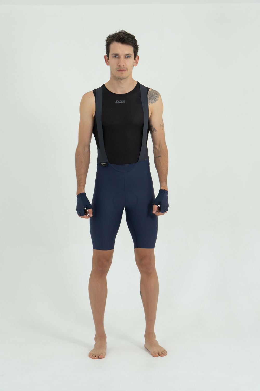 Navy Blue Bib-Short