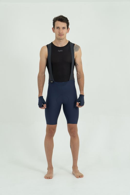Navy Blue Bib-Short