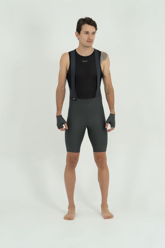 Grey Bib-Short