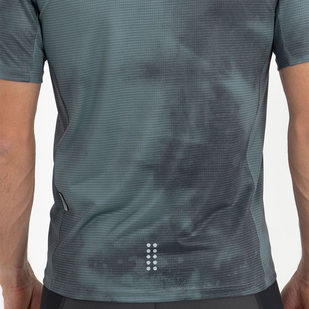 Moisture Gray Short Shirt