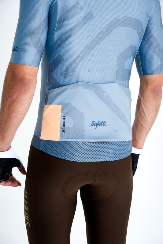 Engraved Short Sleeve Jersey (Blue)