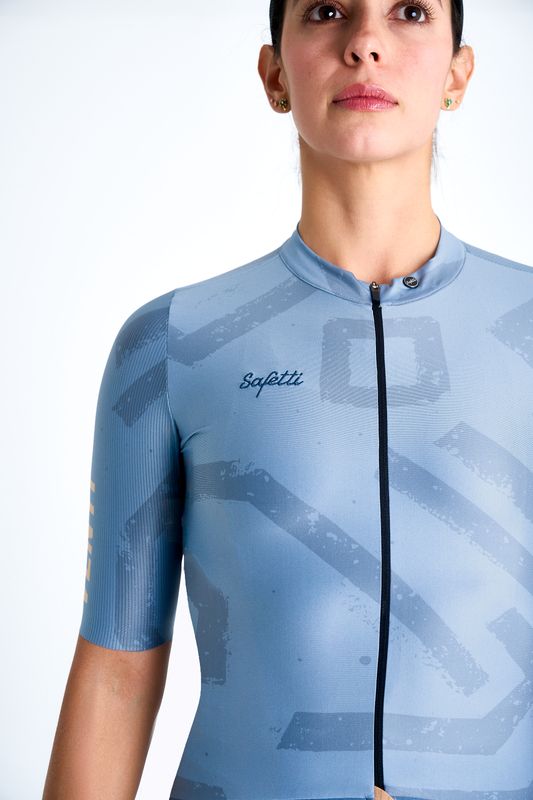 Engraved Short Sleeve Jersey (Blue)