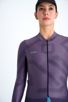 Engraved Long Sleeve Jersey (Purple)