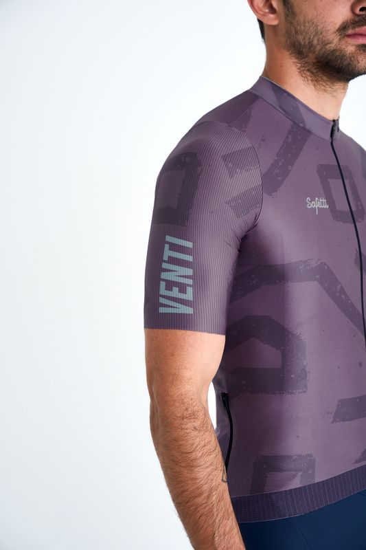 Engraved Short Sleeve Jersey (Purple)