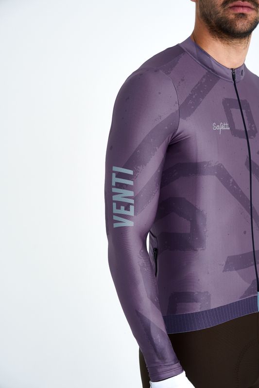 Engraved Long Sleeve Jersey (Purple)
