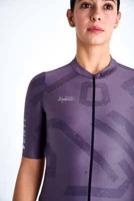 Engraved Short Sleeve Jersey (Purple)