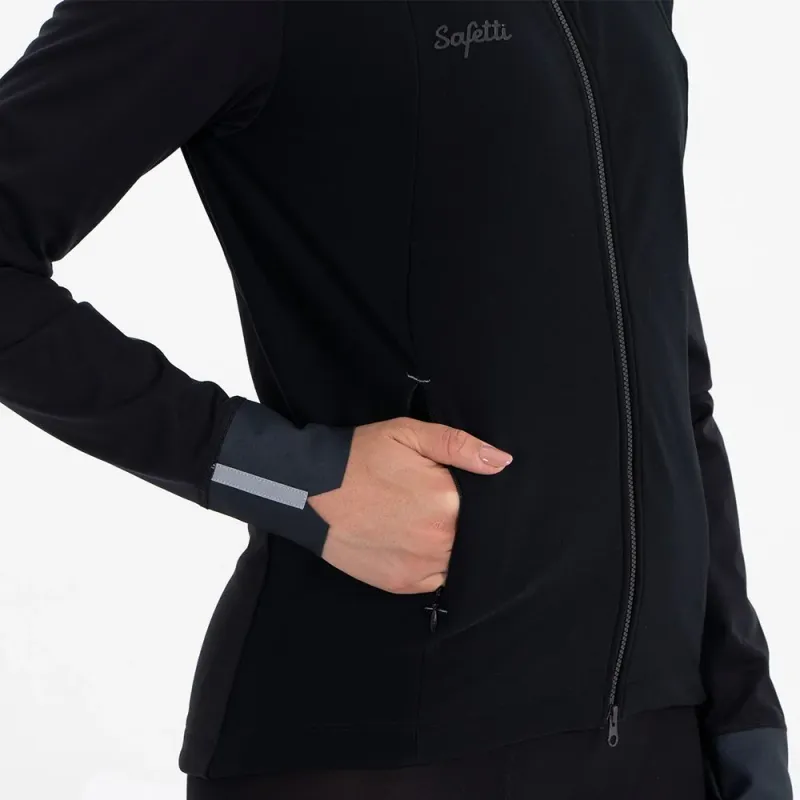 Charcoal Thermaltech Jacket Woman