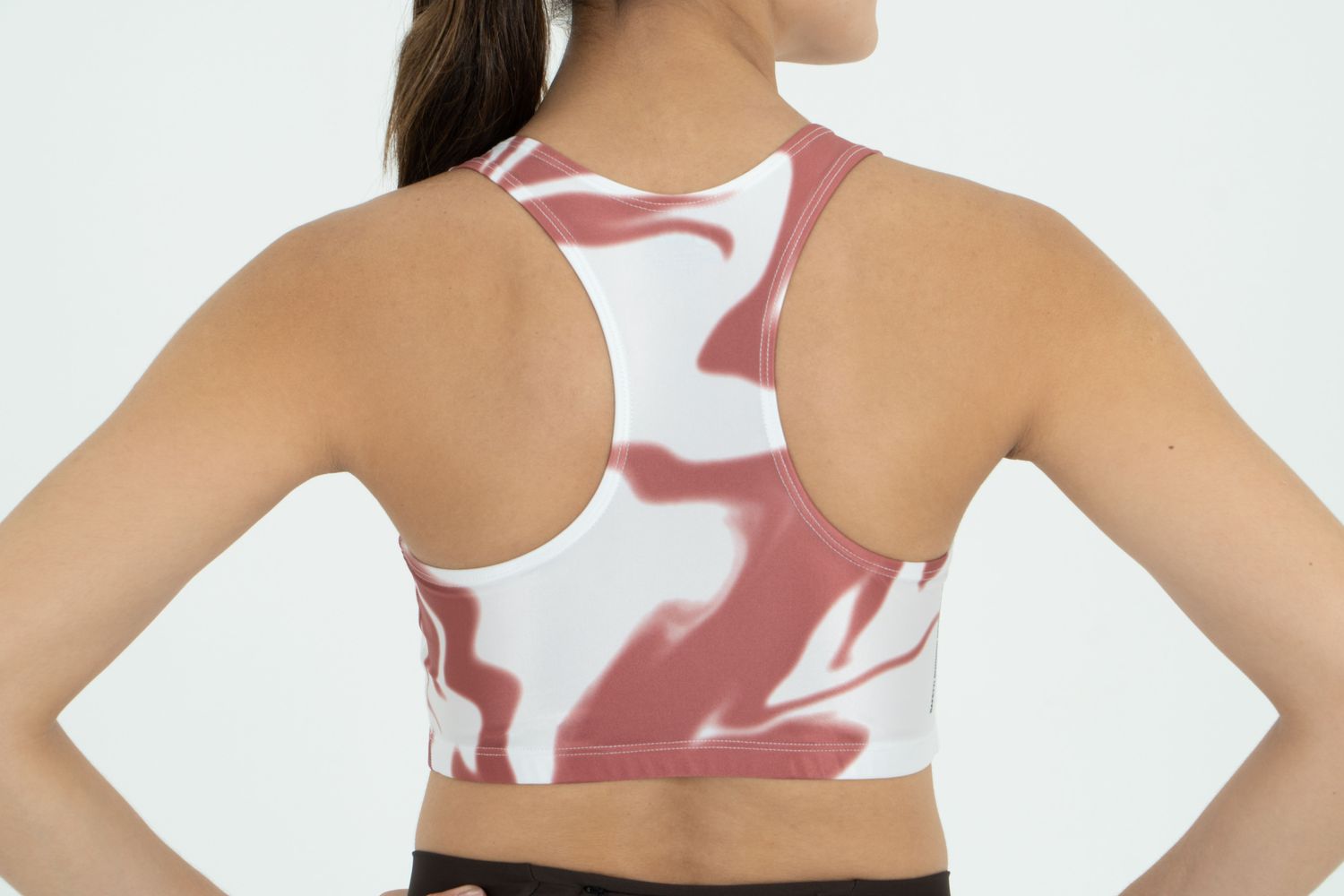 Diffused Rose Dust Sports Bra