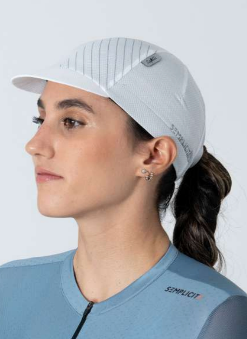 Unisex Cycling Cap Capillino Bianco