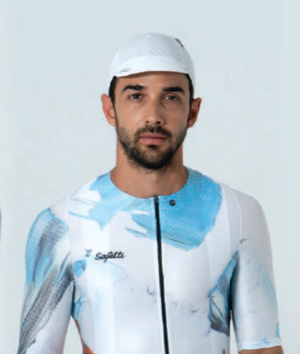 Unisex Cycling Cap Capillino Bianco