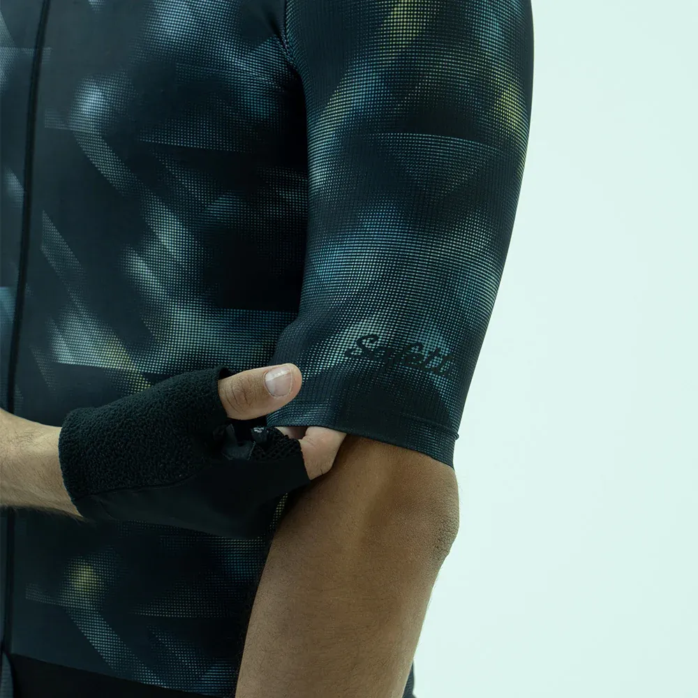 Strobe Black Short Sleeve Jersey