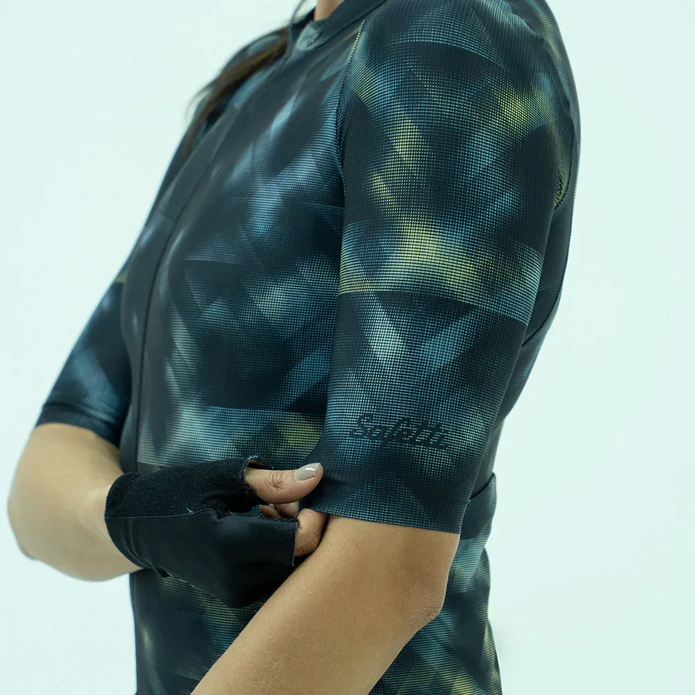 Strobe Black Short Sleeve Jersey