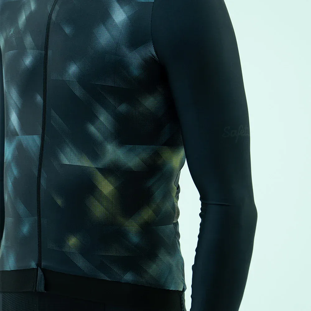 Strobe Black Long Sleeve Jersey