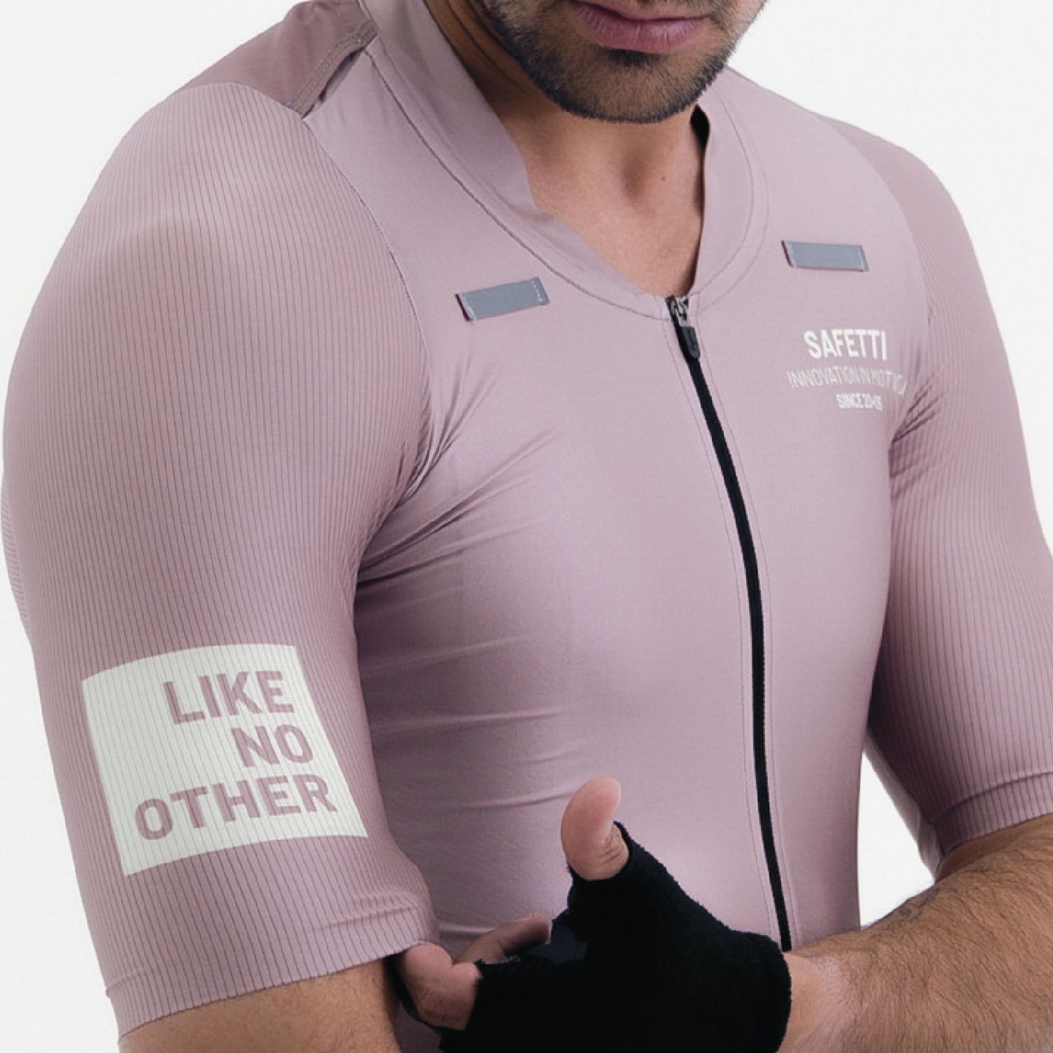 Gravel Pale Pink Short Sleeve Jersey