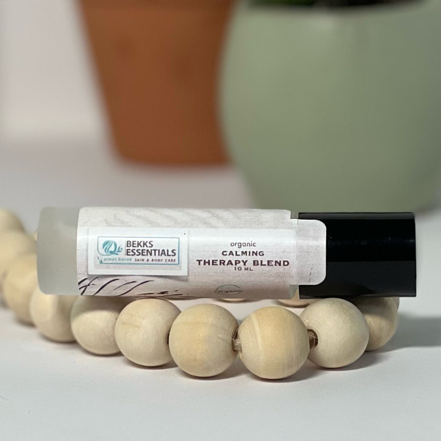 Calming Roller with Relaxing Essential Oils. 