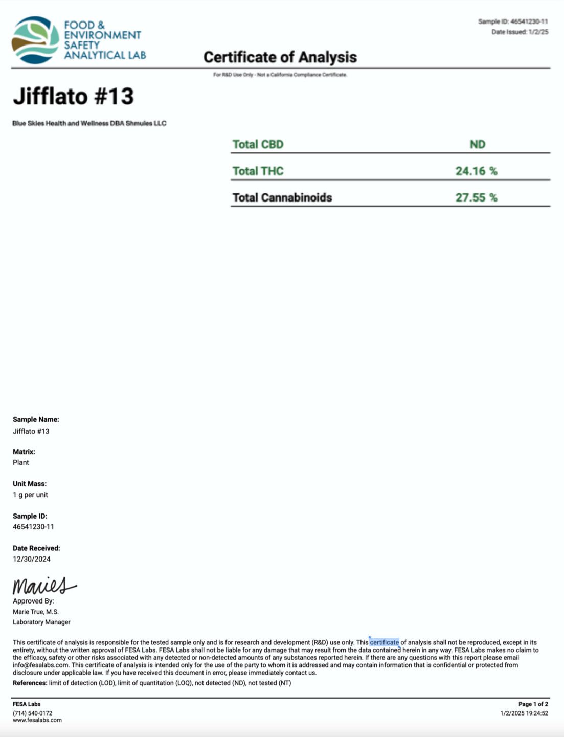 JIFFLATO PREMIUM EXOTIC INDOOR FLOWER